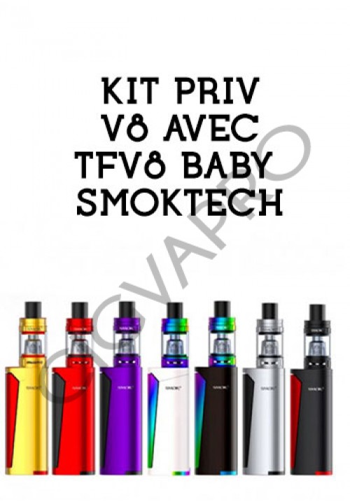 Kit Priv V8 avec TFV8 Baby - smoktech
