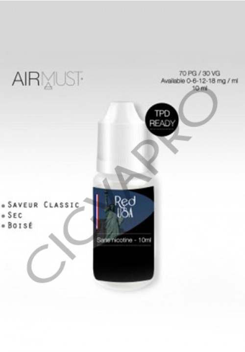 Red USA Airmust 10ML