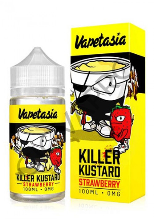 E-liquide Strawberry Killer Kustard 100ml - vapetasia