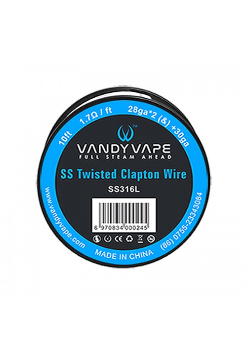 Bobine SS Twisted clapton wire SS316L  - vandyvape